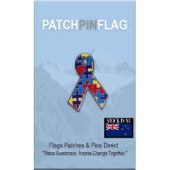 Rainbow Autism Awareness Rainbow Puzzle Lapel Pin Proudly Pride Badge Lapel Hat Tie Pin Brooch