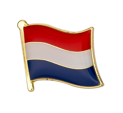 Netherlands Flag Lapel Enamel Pin Badge Brooch Dutch