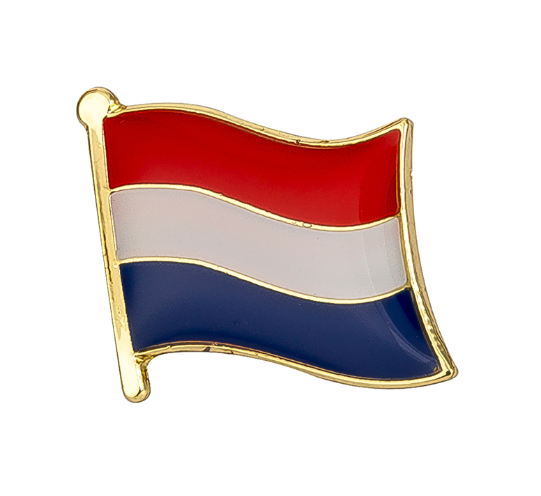 Netherlands Flag Lapel Enamel Pin Badge Brooch Dutch