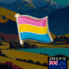 Pansexual pride flag
