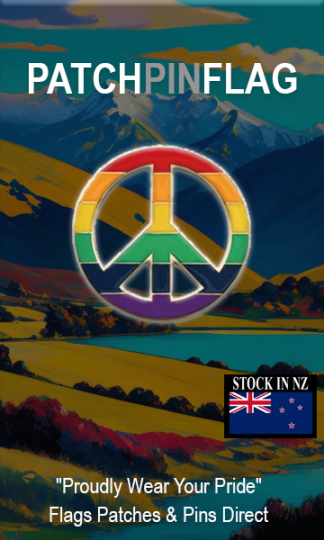 LGBTQIA+ Pride Peace Lapel Pin. Symbolizes pride and unity. Vibrant colors, peace sign, and LGBTQIA+ flag motif celebrate diversity and inclusivity