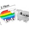 LGBTQIA Pride Sheep lapel pin badge pin