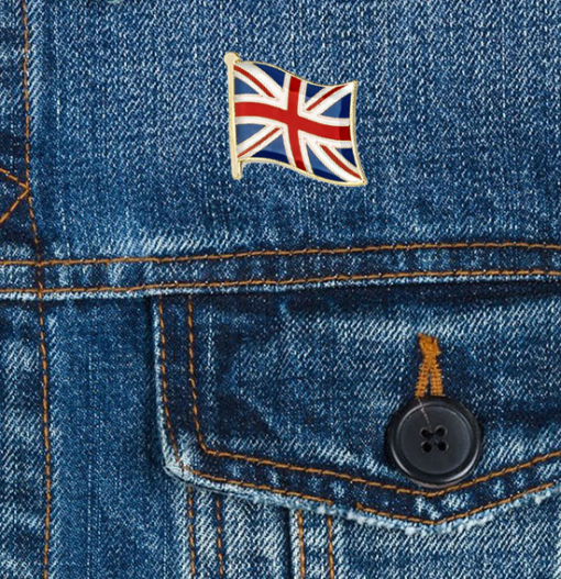 UK United Kingdom Flag Lapel Enamel Pin Badge Brooch