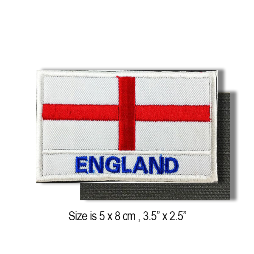 England Flag Patch Tactical Removable