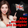 United Kingdom flag pin