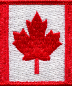 Canada flag patch