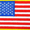 USA flag patch