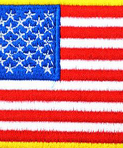 USA flag patch