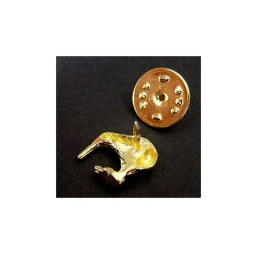 gold kiwi lapel pin