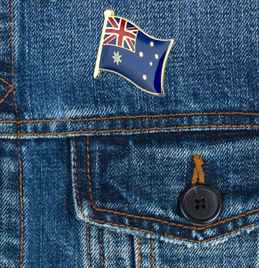 Australia Flag Lapel Enamel badge Pin 