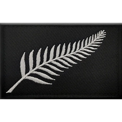 silver fern flag patch
