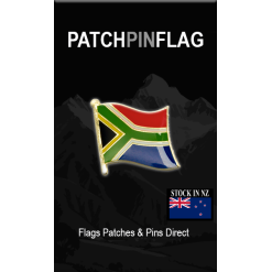 South Africa Flag Lapel Pin Proudly. Pride Badge Lapel Hat Tie Pin Brooch
