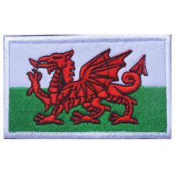 Wales flag patch tactical removeable