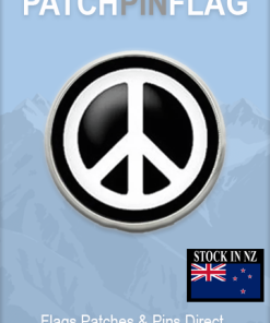 A colorful, enamel lapel pin featuring the iconic peace symbol, commonly associated with hippie culture pride. Adds a touch of activism and individuality to any outfit.