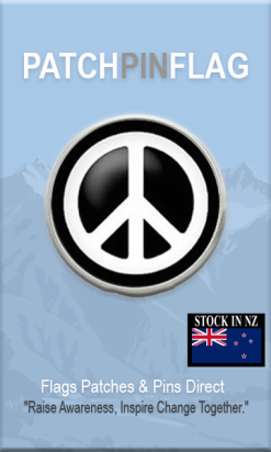 A colorful, enamel lapel pin featuring the iconic peace symbol, commonly associated with hippie culture pride. Adds a touch of activism and individuality to any outfit.