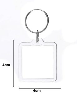 Transparent Photo Frame Keychain