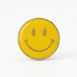 yellow smile pin