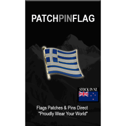 Greece Flag Greek Lapel Pin Proudly. Pride Badge Lapel Hat Tie Pin Brooch