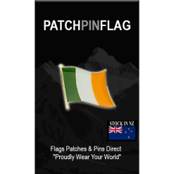 Ireland Flag Lapel Pin Proudly. Pride Badge Lapel Hat Tie Pin Brooch