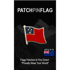 Samoa Flag Lapel Pin Proudly. Pride Badge Lapel Hat Tie Pin Brooch