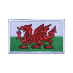 Wales flag patch