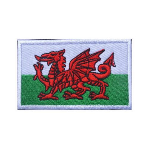Wales flag patch