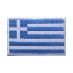 Greek flag patch