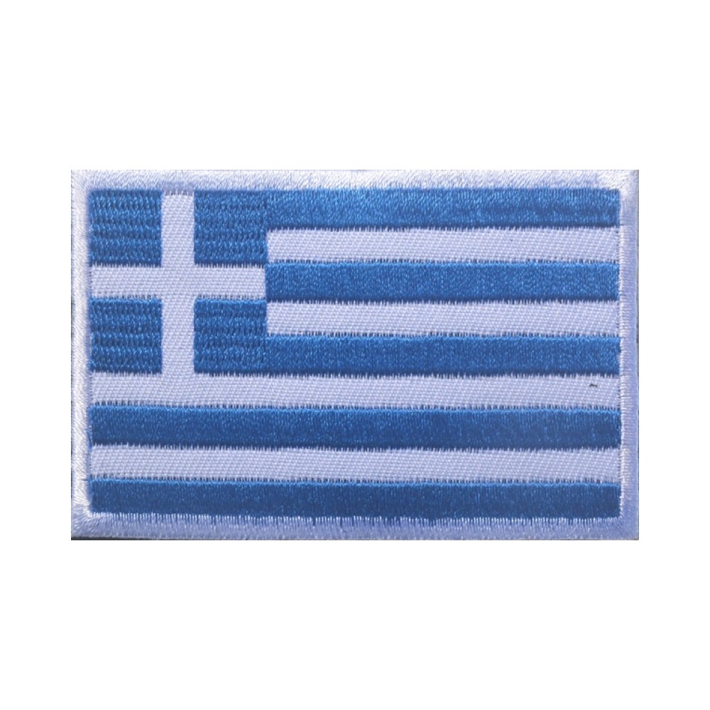 Greek flag patch