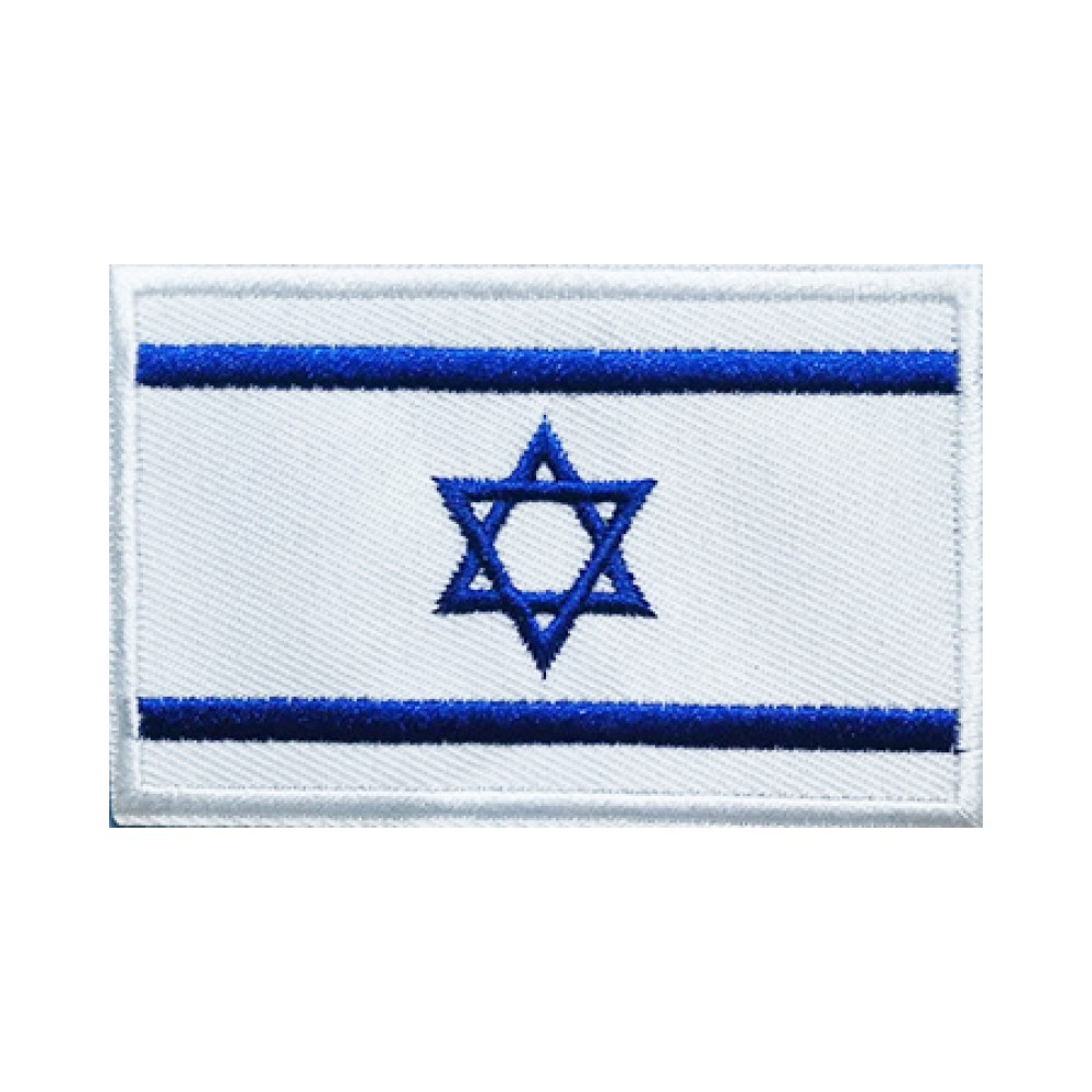 Israel flag patch