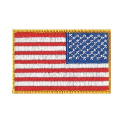 USA reversed flag patch
