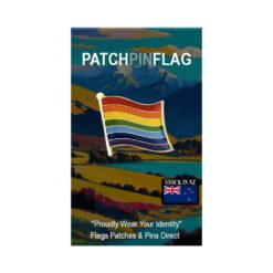 Rainbow flag LGBTQIA+ Lapel Pin Proudly Pride Badge Lapel Hat Tie Pin Brooch