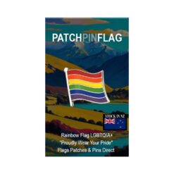 Rainbow Flag LGBTQIA+ Lapel Pin Proudly Pride Badge Lapel Hat Tie Pin Brooch