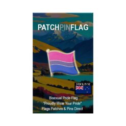 Bisexual pride Flag LGBTQIA+ Lapel Pin Proudly Pride Badge Lapel Hat Tie Pin Brooch