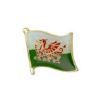 Wales Flag Lapel Pin-Welsh Badge Brooch Pin