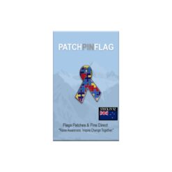 Rainbow Autism Awareness Rainbow Puzzle Lapel Pin