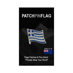 Greek Flag Lapel Pin – Greece Badge Brooch Pin