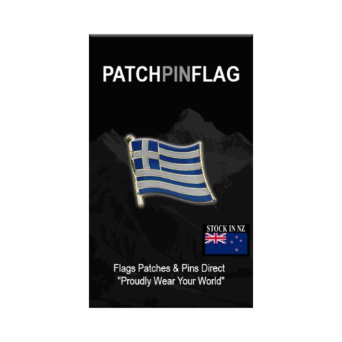 Greek Flag Lapel Pin – Greece Badge Brooch Pin