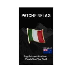 Italian Flag Lapel Pin – Italy Badge Brooch Pin