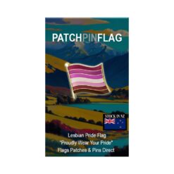 Lesbian pride flag LGBTQIA+ Lapel Pin Proudly Pride Badge Lapel Hat Tie Pin Brooch