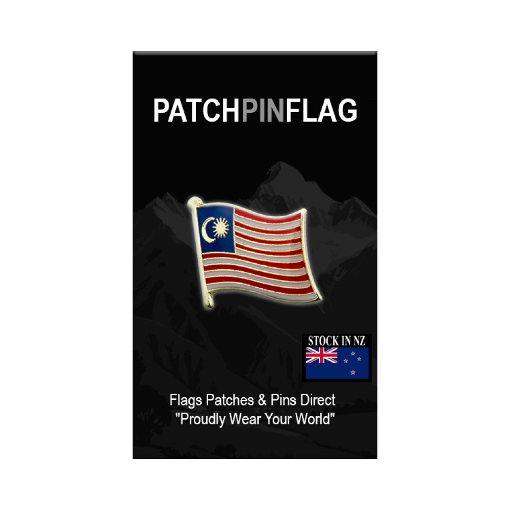 Malaysia Flag Lapel Pin – Badge Brooch Pin