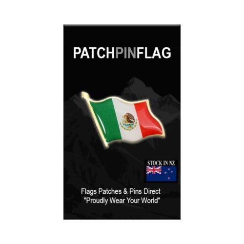 Mexico Flag Lapel Pin- Mexican Badge Brooch Pin