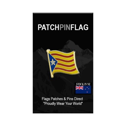 Catalan Flag Lapel Pin – Badge Brooch Pin