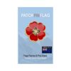 Poppy Style Red Flower Lapel Pin Proudly. Pride Badge Lapel Hat Tie Pin Brooch
