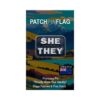 She They Pronoun Lapel Enamel Badge Pin. . Brooch