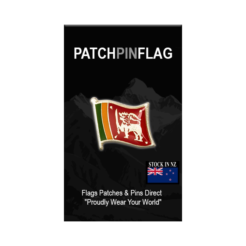 Sri Lanka Flag Lapel Pin – Badge Brooch Pin
