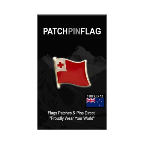 Tonga Flag Lapel Pin – Badge Brooch Pin