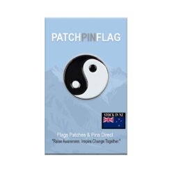 Ying Yang Lapel Pin Proudly. Pride Badge Lapel Hat Tie Pin Brooch