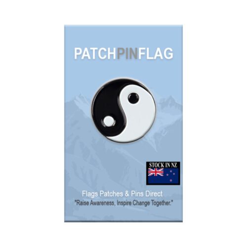 Ying Yang Lapel Pin Proudly. Pride Badge Lapel Hat Tie Pin Brooch