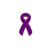 Purple Awareness Ribbon Lapel Pin – Domestic Violence Awareness and Alzheimer’s Disease Ribbon