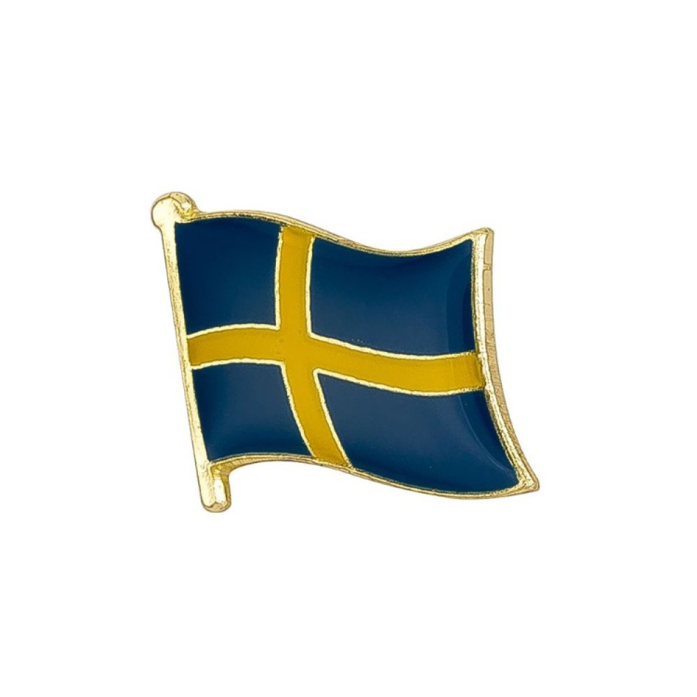 Swedish Flag Lapel Pin – Sweden Badge Brooch Pin